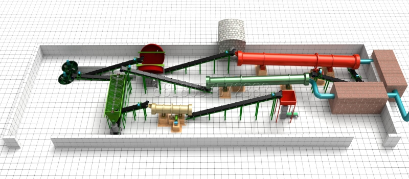 Compound Fertilizer Production Line with Disc Granulator