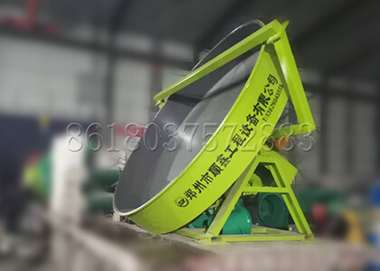 Pan Granulator for Manure Fertilizer Pelleting